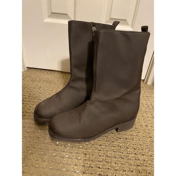London Fog Boulder Brown Rainboots Size 8M - Picture 1 of 6